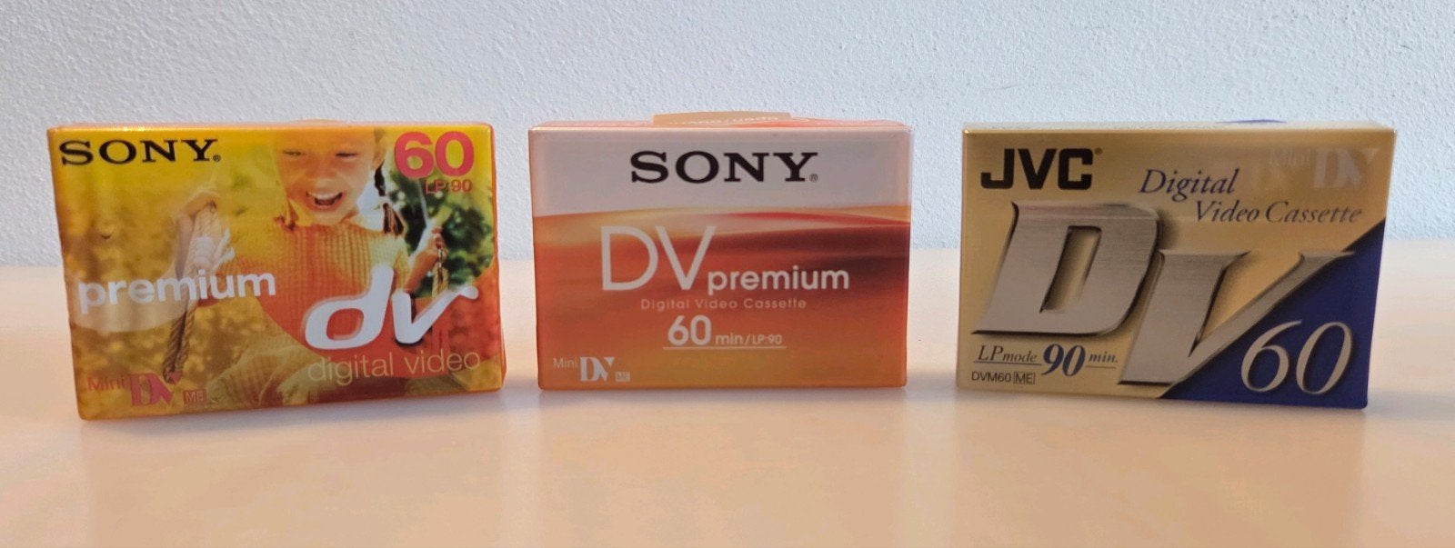 Mini Digital Video Cassettes 3 stuks - Nieuw/Sealed, Verzenden, N, N, N