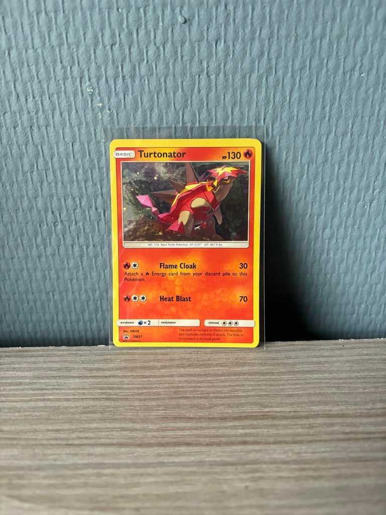Turtonator Pokémon Kaart SM27 - Promo, Verzenden, Gebruikt, Losse kaart