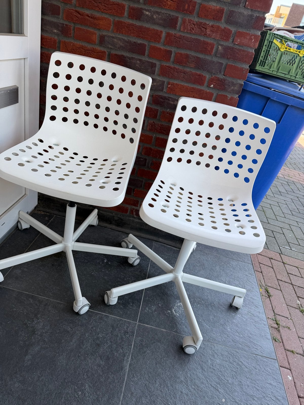 IKEA bureaustoel (wit), Huis en Inrichting, Bureaustoelen, Ophalen of Verzenden, Gebruikt, Wit, Bureaustoel
