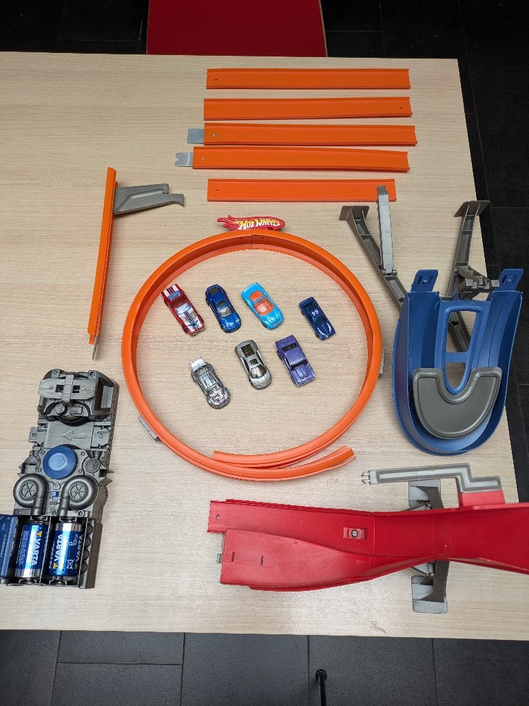 Hot Wheels – sets, Kinderen en Baby's, Ophalen of Verzenden, Hot Wheels, Elektrisch, Met looping