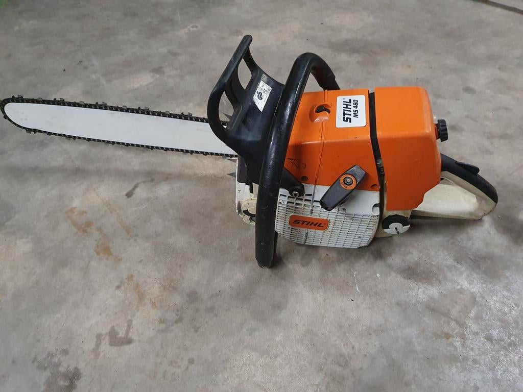 Stihl ms 660 motorzaag, Ophalen, Gebruikt
