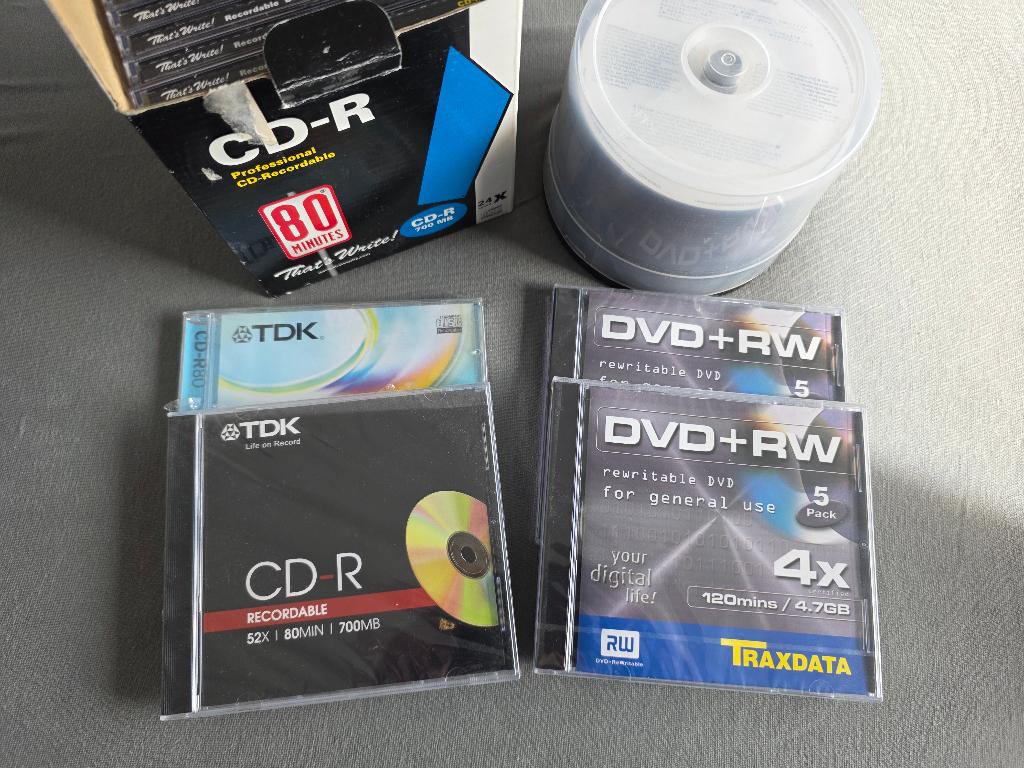 Lege DVD's en CD's, Computers en Software, Beschrijfbare discs, Ophalen of Verzenden, Nieuw, Dvd, Herschrijfbaar