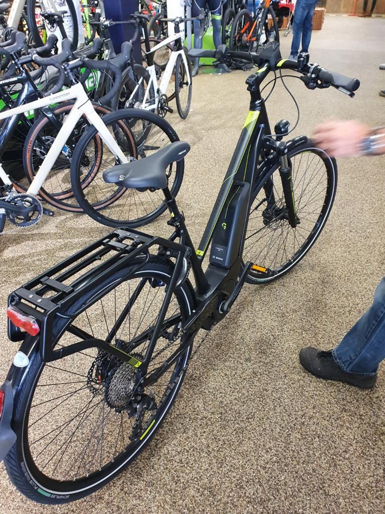Cube Touring EXC 500 Black/Lime 4300 km Speedbox topstaat, Fietsen en Brommers, Elektrische fietsen, Ophalen, Zo goed als nieuw