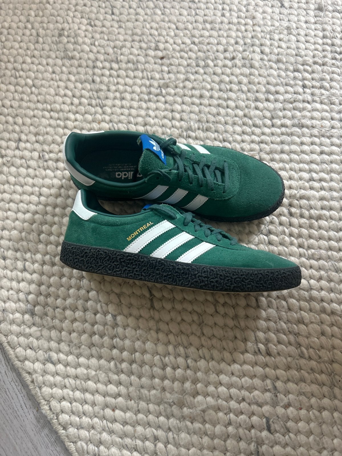 Adidas Montreal sneakers - Groen - Maat 43 1/3, Kleding | Heren, Ophalen, Zo goed als nieuw, Overige kleuren, Sneakers of Gympen