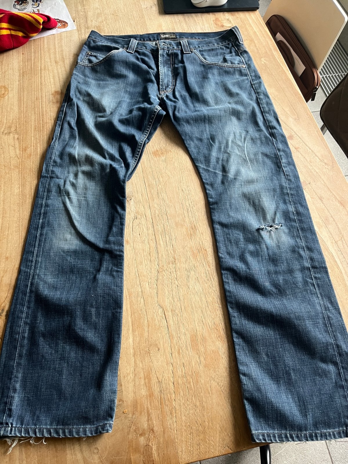 Lee Jeans - Blauw - W34 L32 -, Ophalen of Verzenden, Gedragen, Blauw, W33 - W34 (confectie 48/50)