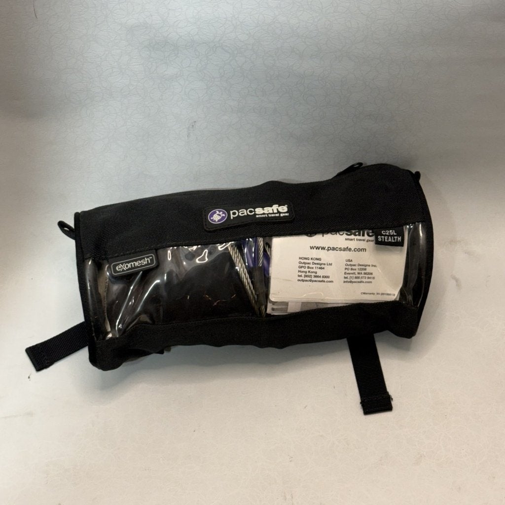 Pacsafe C25L Stealth Camera Bag Protector and Cover, Black, Nieuw, Ophalen of Verzenden, Guaestus Trading, Sales@guaestus.com