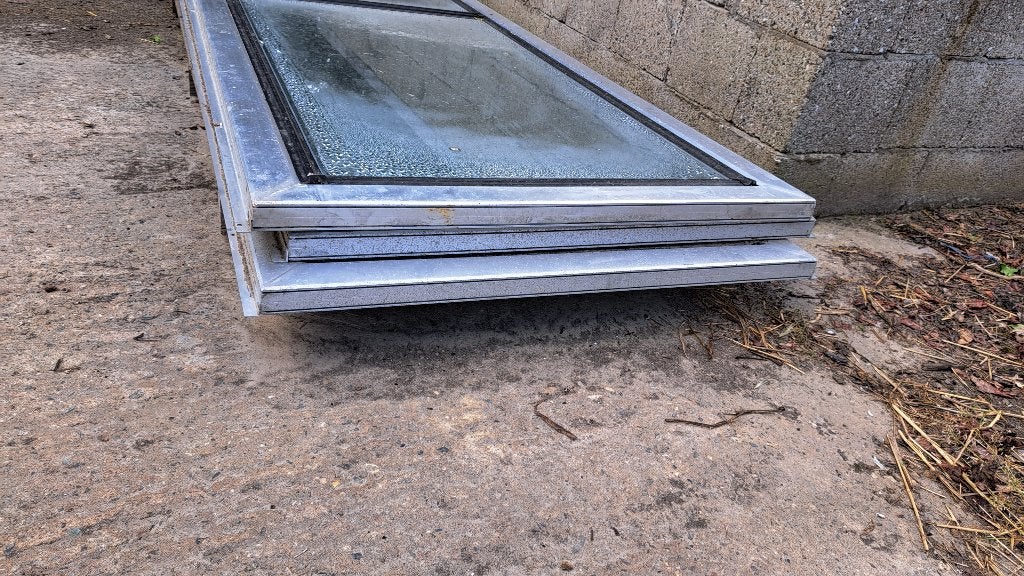 Deuren kas, Tuin en Terras, Ophalen, Gebruikt, ., .