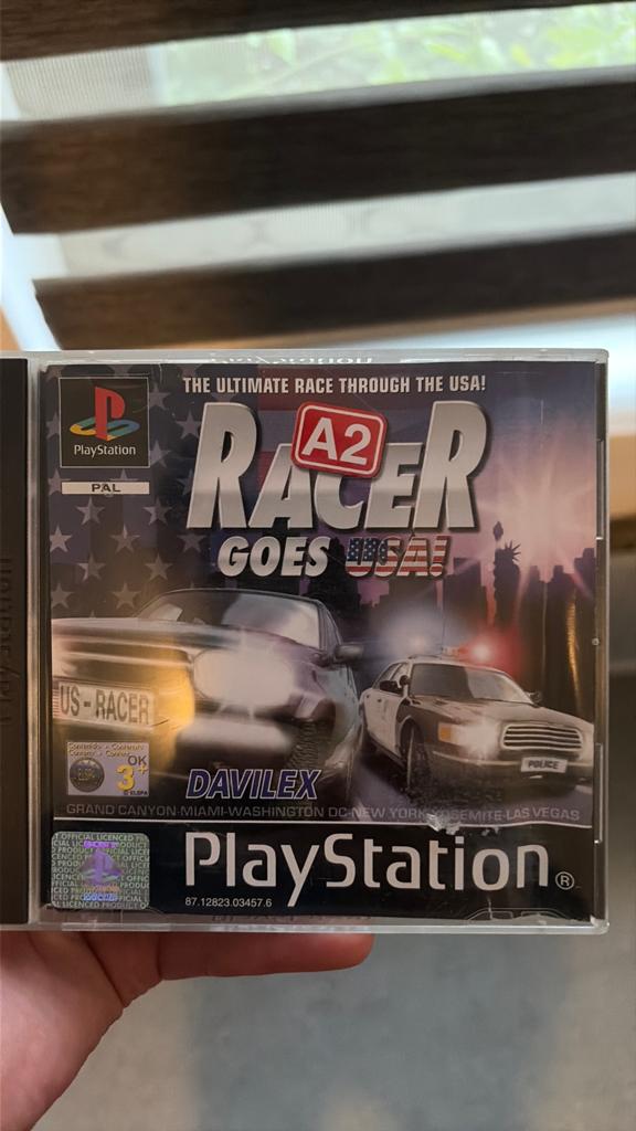 PS1 - A2 RACER GOES USA!, 1 speler, Racen en Vliegen, Ophalen of Verzenden, Zo goed als nieuw