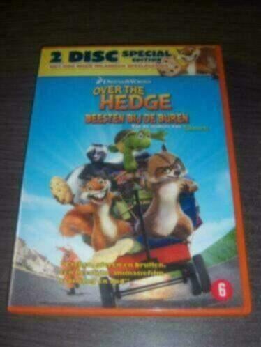 Over the Hedge Beesten bij de buren 2-disc s.e. nieuwstaat, Tekenfilm, Verzenden, Amerikaans, Zo goed als nieuw