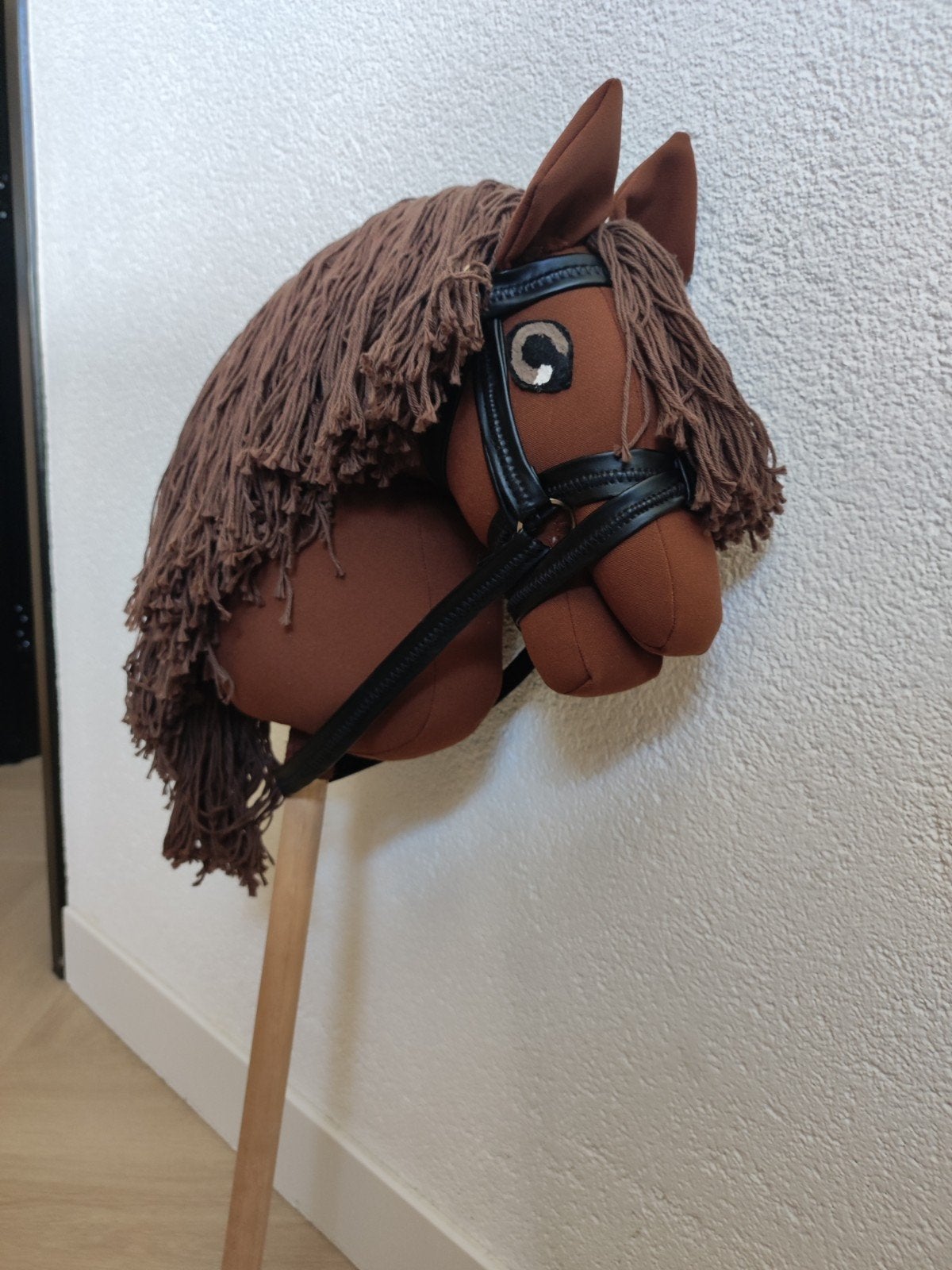 Hobbyhorse bruin met hoofdstel, Kinderen en Baby's, Speelgoed | Overig, Ophalen of Verzenden, Nieuw, Jongen of Meisje