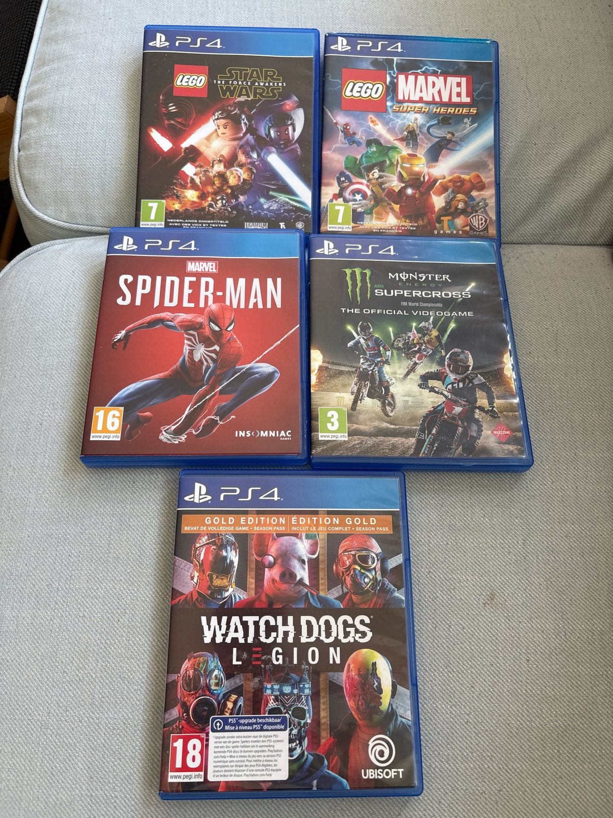 PS4 Spelletjes., Online, Gebruikt, 1 speler, Vanaf 3 jaar