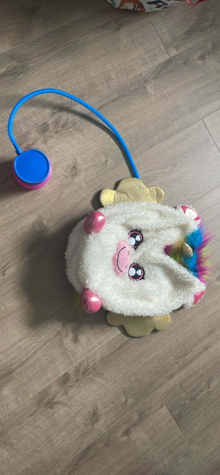Opblaasknuffel, Ophalen, Zo goed als nieuw