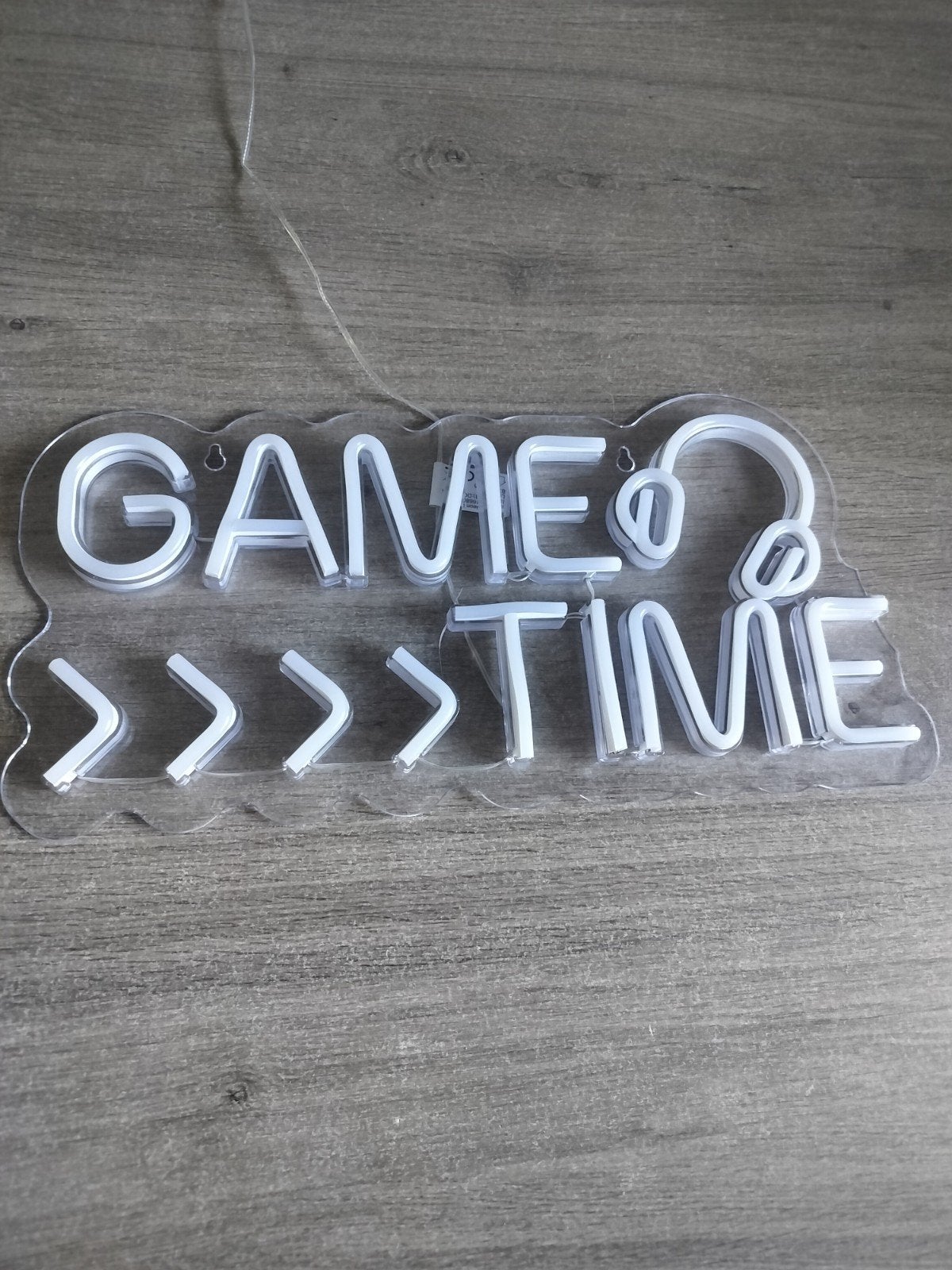 Neon LED-bord 'Game Time' - Lichtgevende decoratie, Ophalen, Nieuw