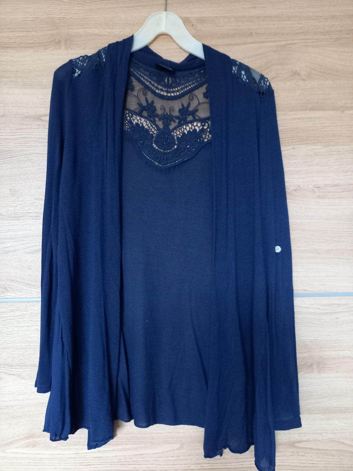 Leuk blauw vest, Ophalen of Verzenden, Gedragen