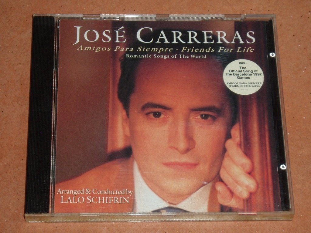 CD Jose Carreras - Amigos para siempre Friends for life, Verzenden, Classicisme, Gebruikt, Overige typen