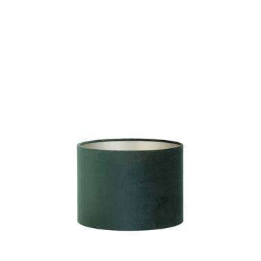 Light Living lampenkap velours groen diverse maten, Overige typen, Rond, Nieuw, 30 cm