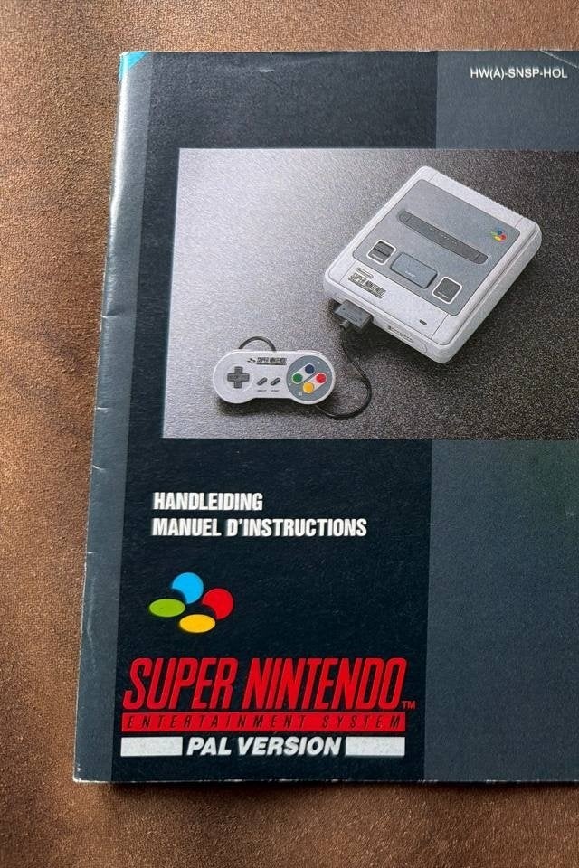 Super Nintendo SNES console handleiding HOL, Gebruikt, Overige genres, 1 speler, Ophalen of Verzenden