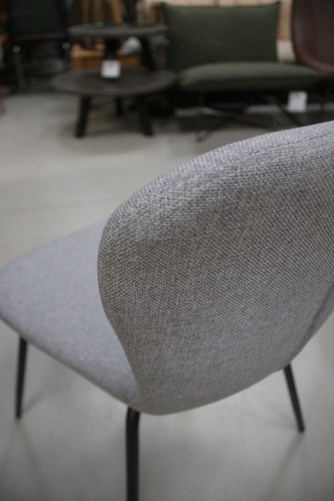 Grijze eetkamerstoelen Fenna Light & Living keukenstoel, Huis en Inrichting, Stoelen, Ophalen, Nieuw, Stof, Grijs