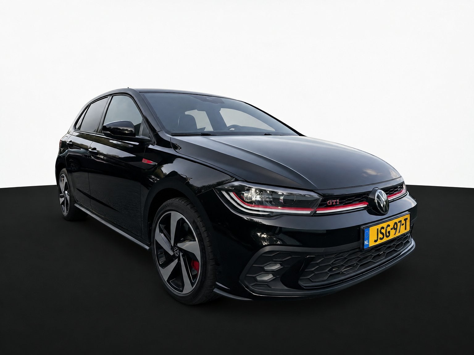Volkswagen Polo 2.0 TSI GTI TSI 210PK DSG GTI-SPORT IQ-LIGHT, Auto's, 15 km/l, 4 cilinders, Zwart, Origineel Nederlands