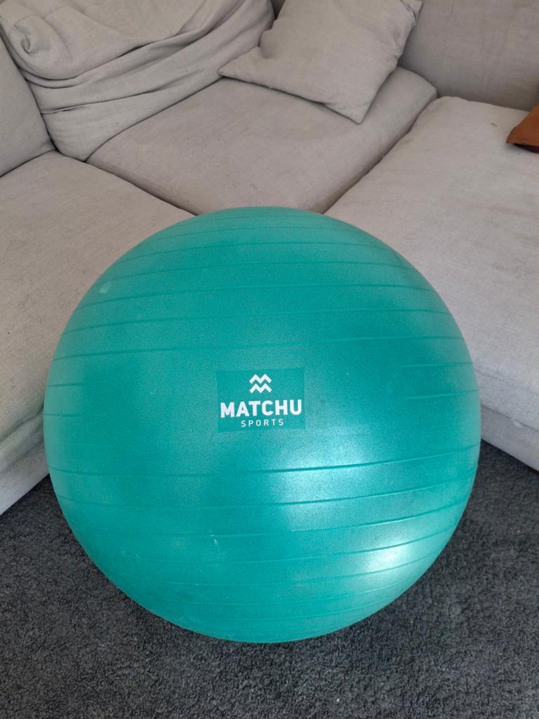 Matchu Sports Fitnessbal / Zwangerschapsbal, Ophalen of Verzenden, Gebruikt, Buik, Fitnessbal