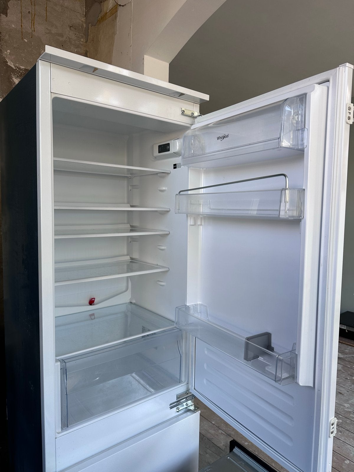 Whirlpool Koelkast met vriesvak - Gedemonteerd, Witgoed en Apparatuur, Koelkasten en IJskasten, Ophalen, Gebruikt, 200 liter of meer
