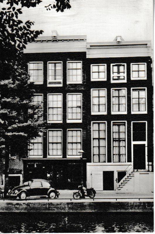 AMSTERDAM 0 ANNE FRANK HUIS, Verzamelen, Ophalen of Verzenden, 1940 tot 1960, Gelopen, Noord-Holland