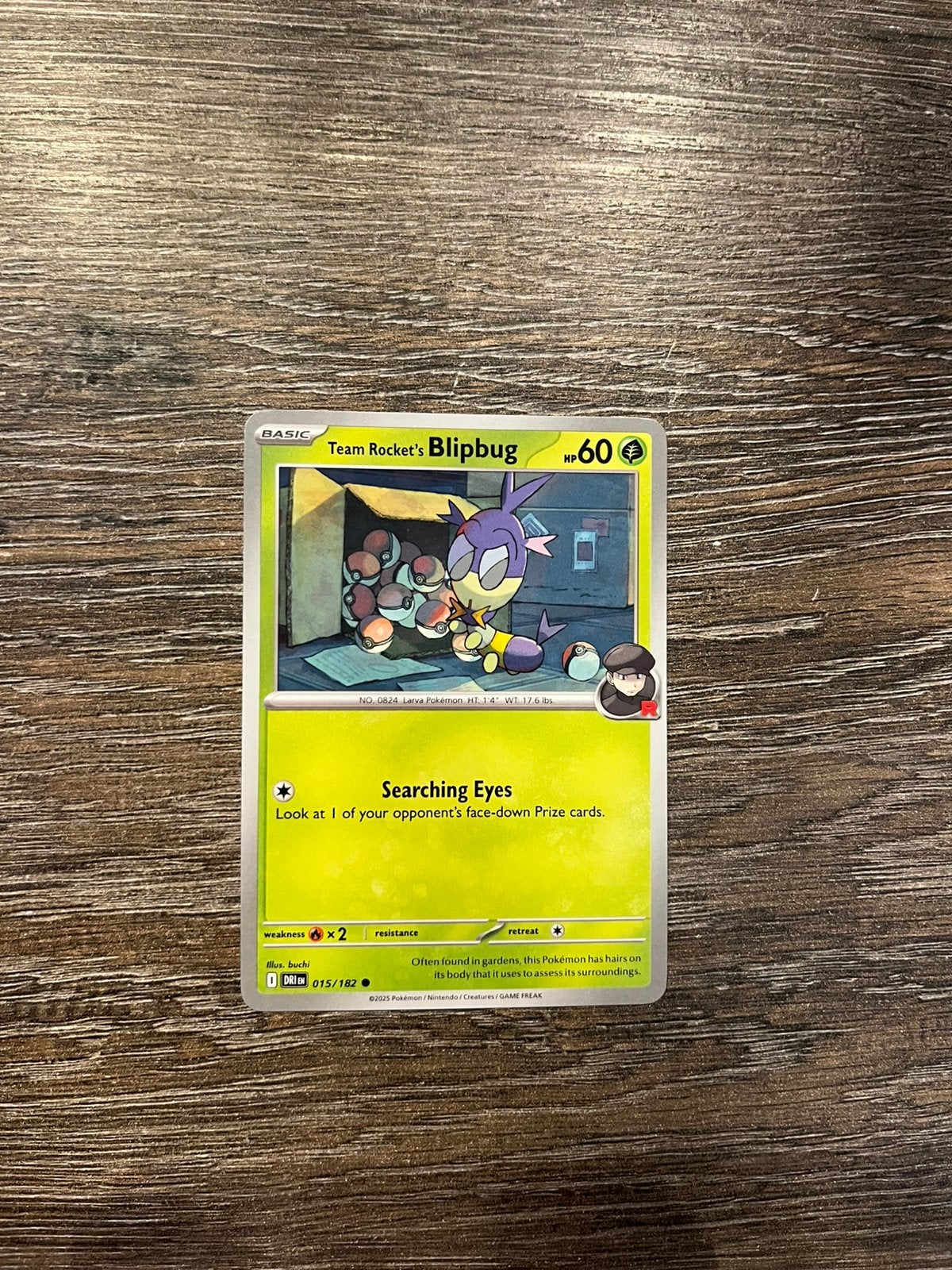 Team Rocket’s Blipbug DRI 015/182, Ophalen of Verzenden, Zo goed als nieuw
