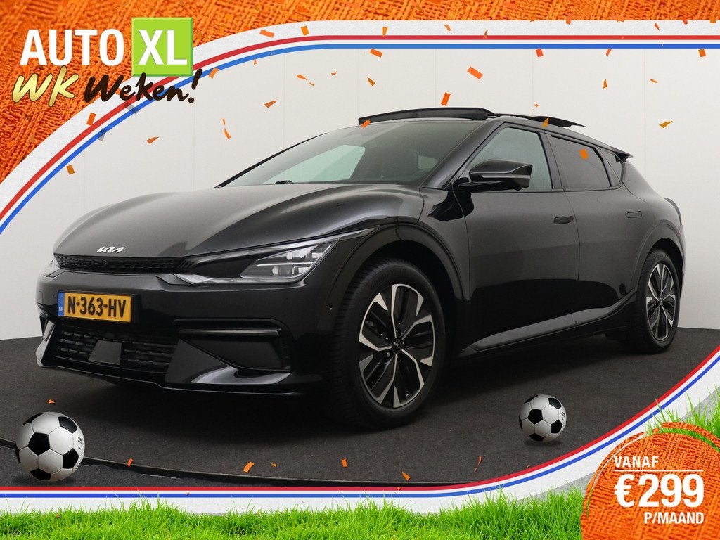 Kia Ev6 GT-Line 77.4 kWh (95%SOH) Warmtepomp Schuif-/kanteld, Auto's, Kia, Automaat, 228 pk, Achterwielaandrijving, Gebruikt