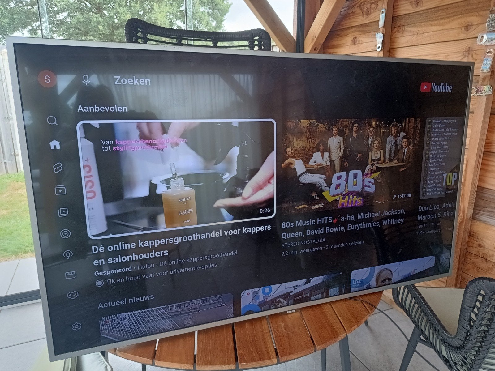 Smart tv, 50 Hz, Zo goed als nieuw, 100 cm of meer, Ophalen