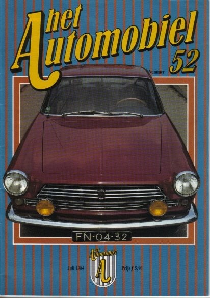 Automobiel 52 1984 : Fiat 2300 Coupe - Pontiac - Mayflower, Ophalen of Verzenden, Gelezen, Algemeen