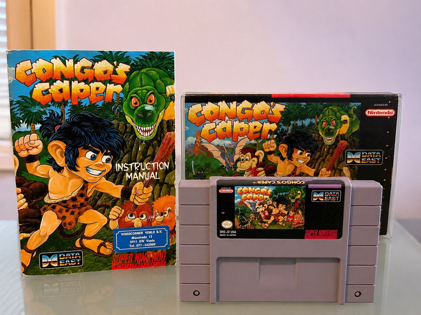 Congo's Caper Super Nintendo SNES Compleet CIB, Gebruikt, 1 speler, Ophalen of Verzenden, Platform