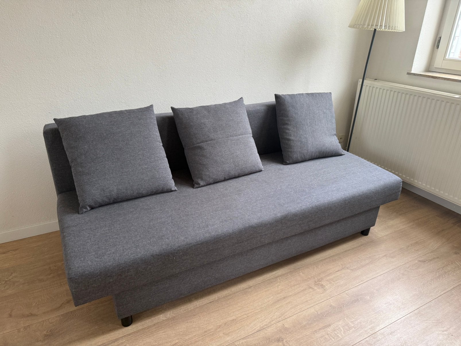 Bedbank, Ophalen, Tweepersoons, 140 cm, Zo goed als nieuw