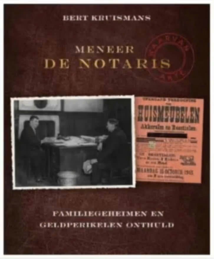 Meneer de notaris (Familiegeheimen en geldperikelen onthuld), Ophalen of Verzenden, Zo goed als nieuw