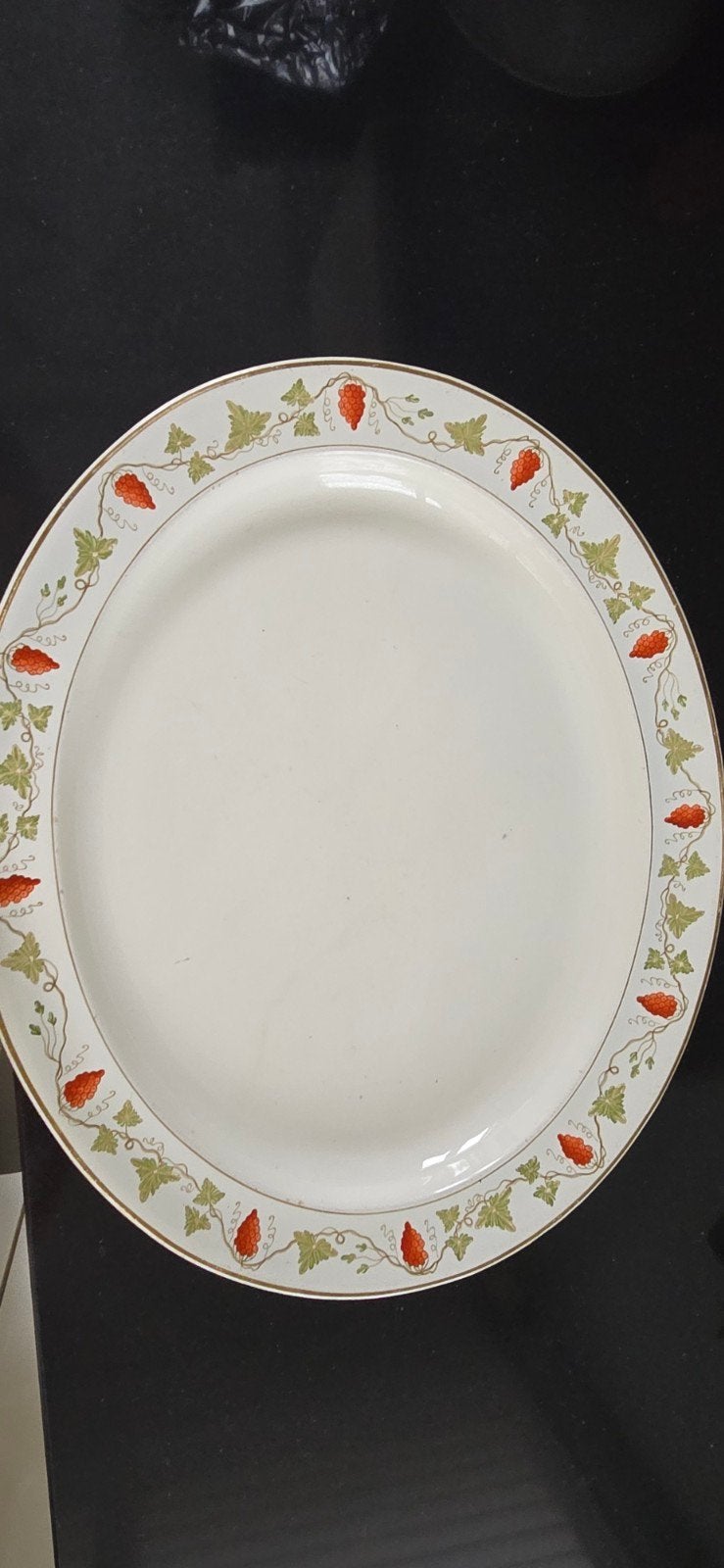Zeldzame Wedgwood James Powell & Sons Serveerschaal 42 cm, Antiek en Kunst, Ophalen of Verzenden