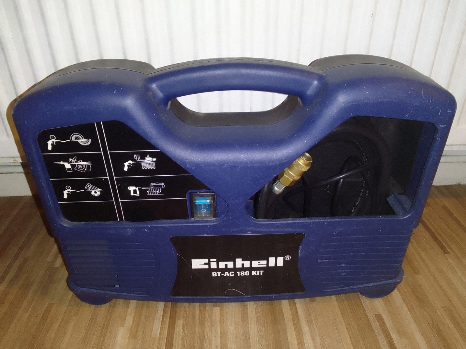 BT_AC 180 Kit Draagbare lucht compressor, Ophalen, 6 tot 10 bar, Zo goed als nieuw, Minder dan 200 liter/min