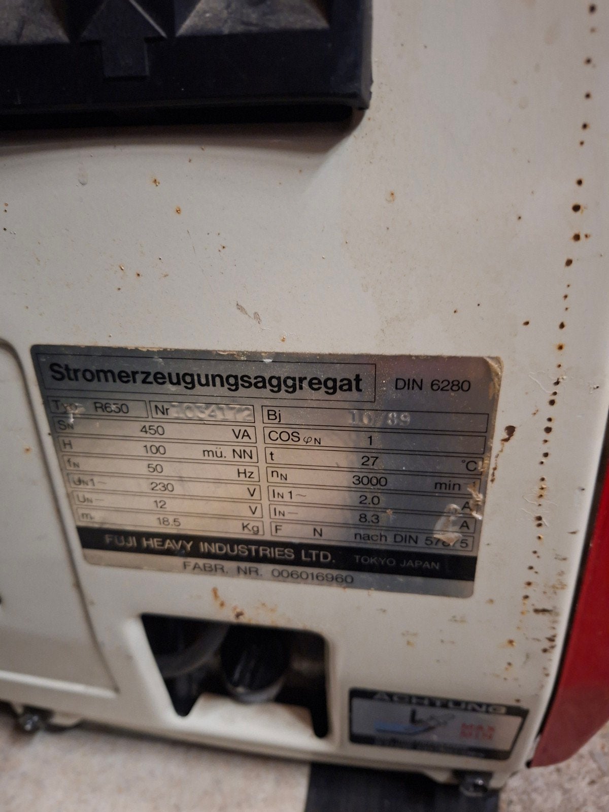 Endress Robin R650 Stroomgenerator - Benzine, Ophalen, Gebruikt, Minder dan 5 kVA, Benzine