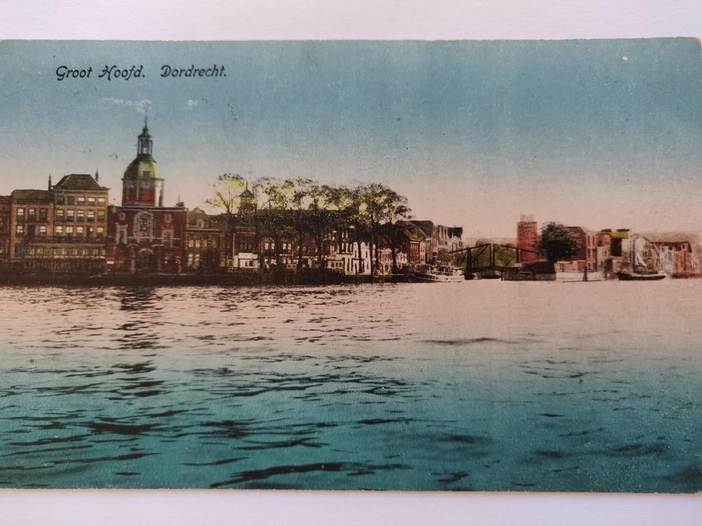 X988 Dordt 1914 naar Enkhuizen, Ophalen of Verzenden, Voor 1920, Noord-Holland