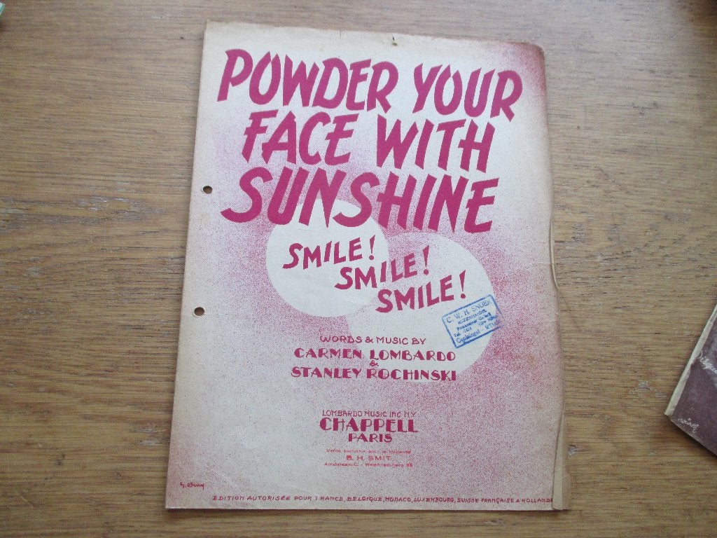 POWDER YOUR FACE WITH SUNSHINE, Muziek en Instrumenten, Gebruikt, Ophalen of Verzenden, Artiest of Componist, Populair