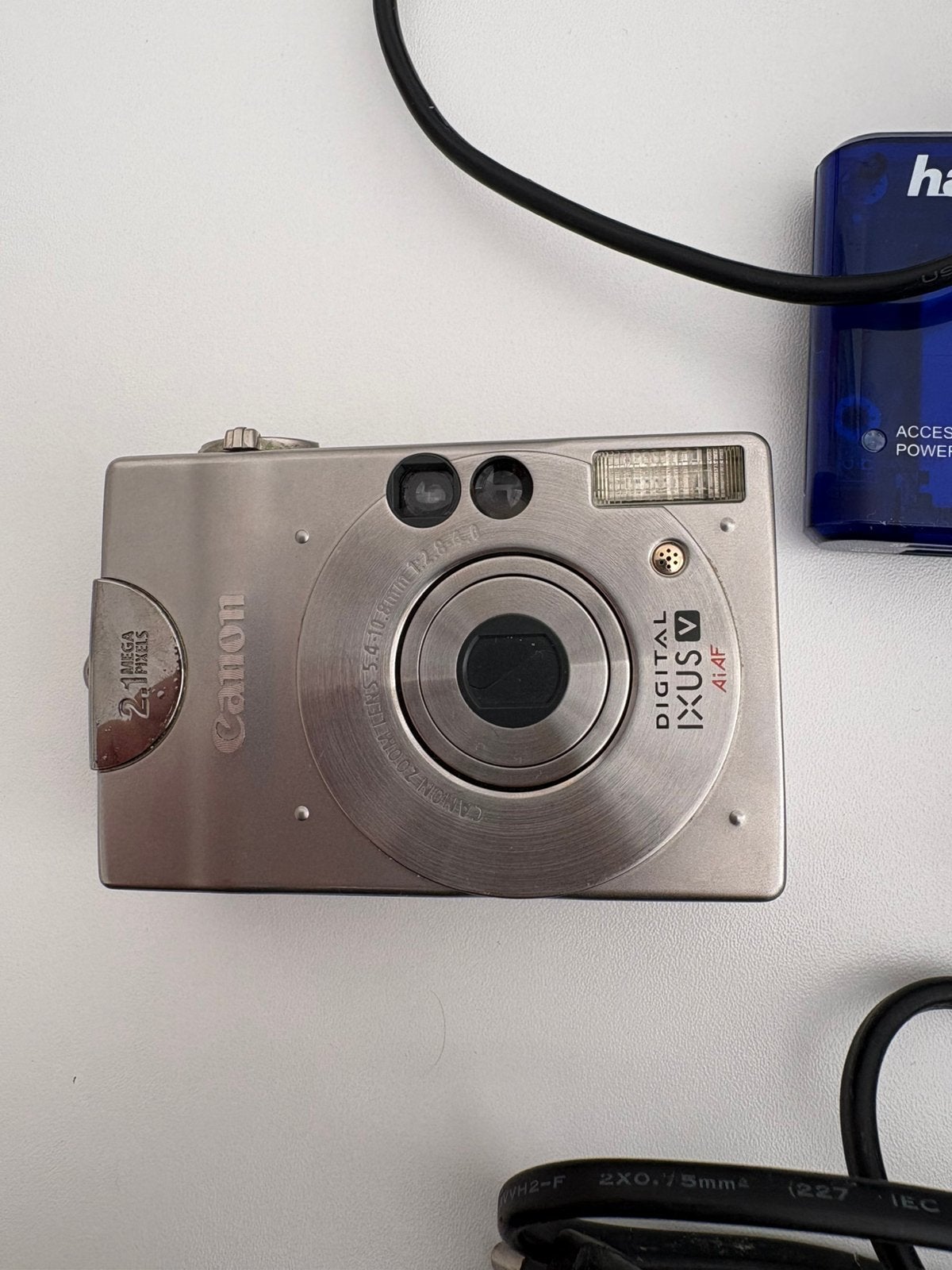 Canon Digital IXUS V Vintage digitale camera (2002)  Werkend, Audio, Tv en Foto, Fotocamera's Digitaal, Canon, Ophalen of Verzenden