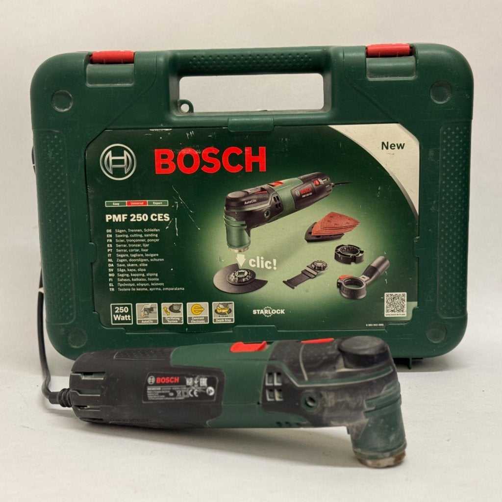 Bosch PMF 250 CES Multitool, Bosch, Zo goed als nieuw, Support@bosch.com, Robert Bosch GmbH
Robert-Bosch-Platz 1
70839 Gerlingen-SchillerhÃ¶he
Germany