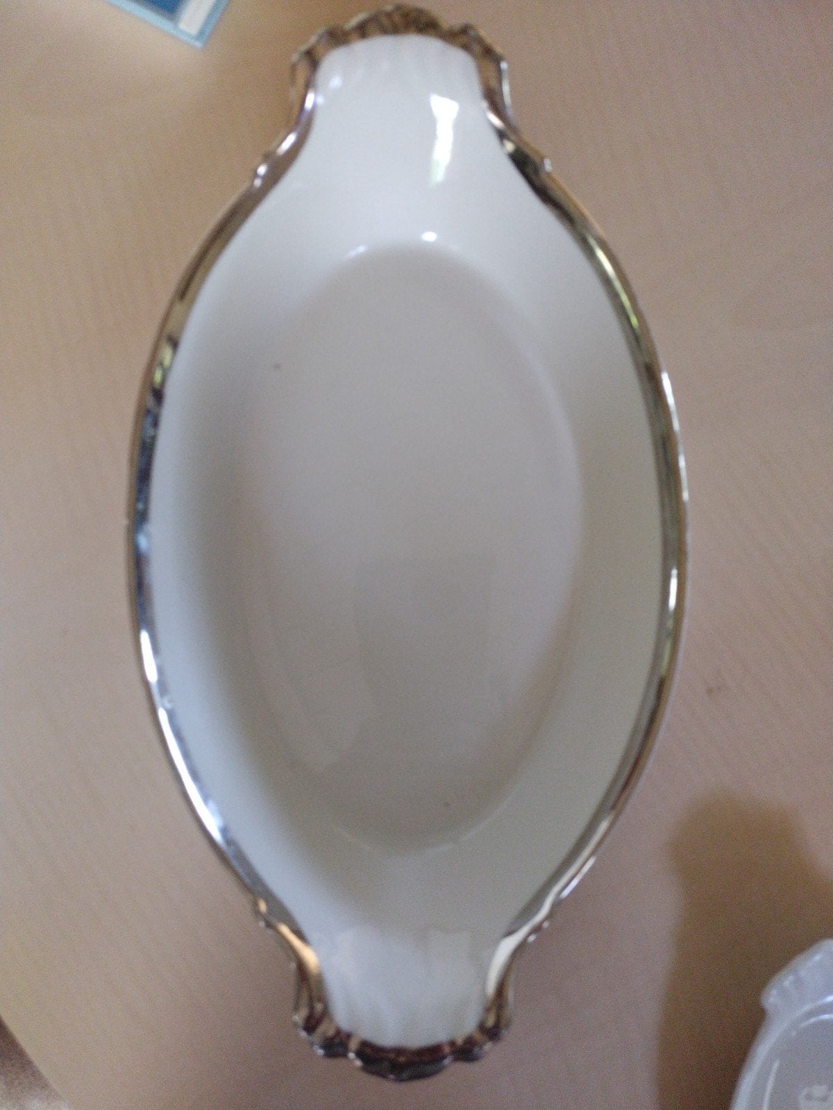 Vintage Pillivuyt Frankrijk Ovale Ovenschaal, Ophalen of Verzenden