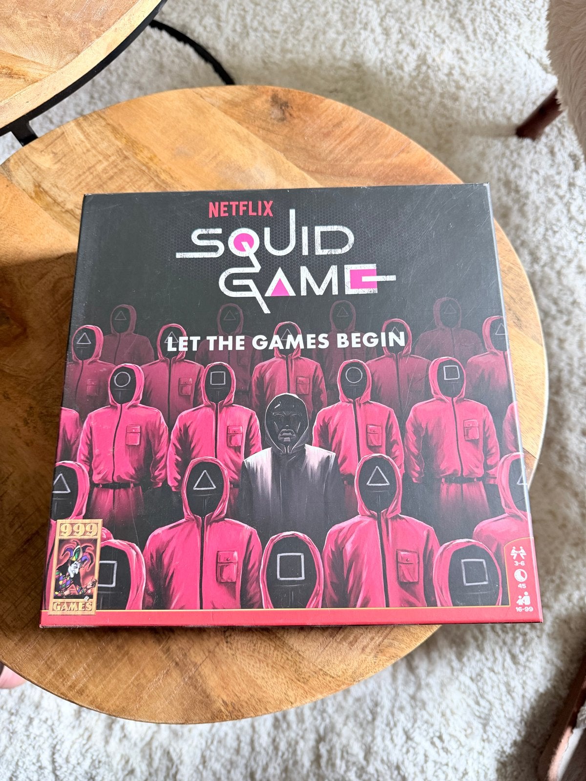 Netflix Squid Game Bordspel - Let the Games Begin, Drie of vier spelers, Ophalen of Verzenden, Zo goed als nieuw