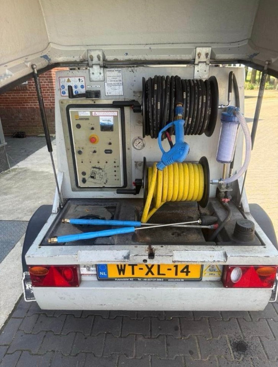 DynaJet 350 H Stoom hogedrukreiniger  op aanhanger, Ophalen