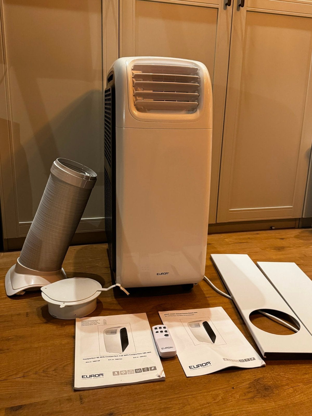 Eurom Coolperfect 180 WiFi Mobiele Airco 18000 BTU, Witgoed en Apparatuur, Ophalen, Koelen en Ontvochtigen, Timer, 3 snelheden of meer