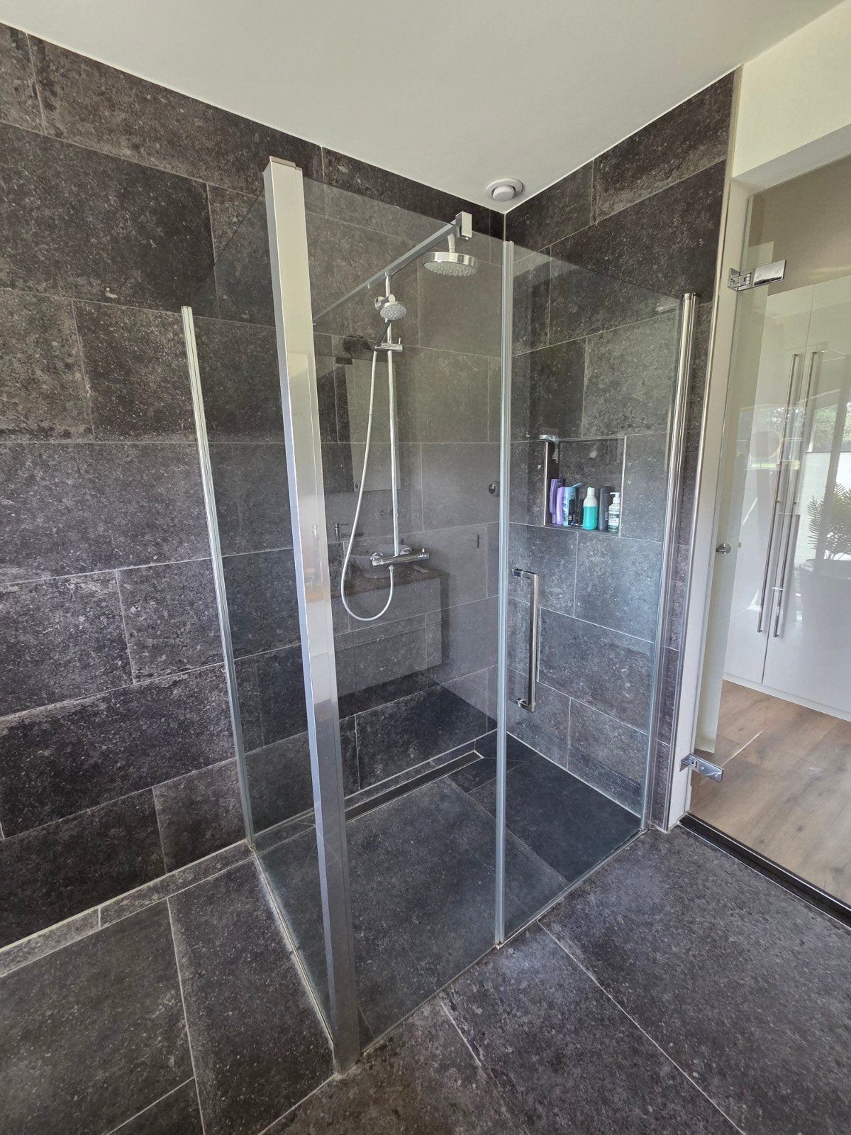Douche wand glas, Ophalen, Zo goed als nieuw