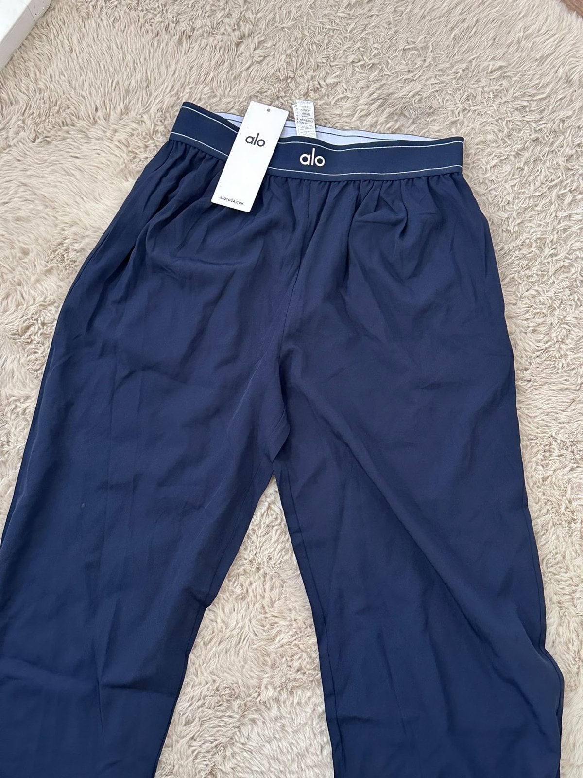 Alo Yoga Regular Broek Blauw Maat L, Kleding | Dames, Broeken en Pantalons, Blauw, Maat 42/44 (L), Nieuw, Ophalen of Verzenden