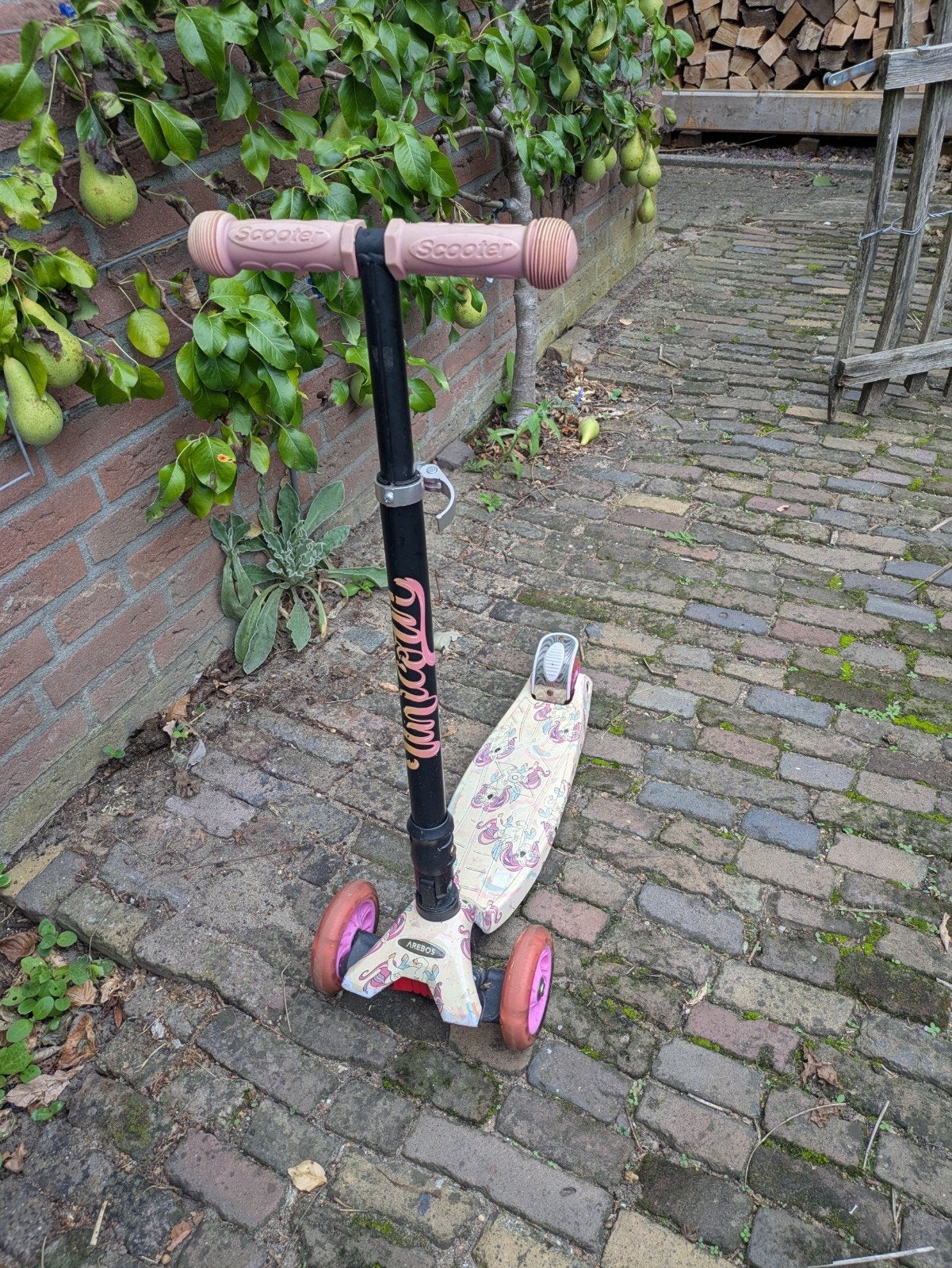kantel step unicorn, Fietsen en Brommers, Ophalen, Gebruikt, Gewone step