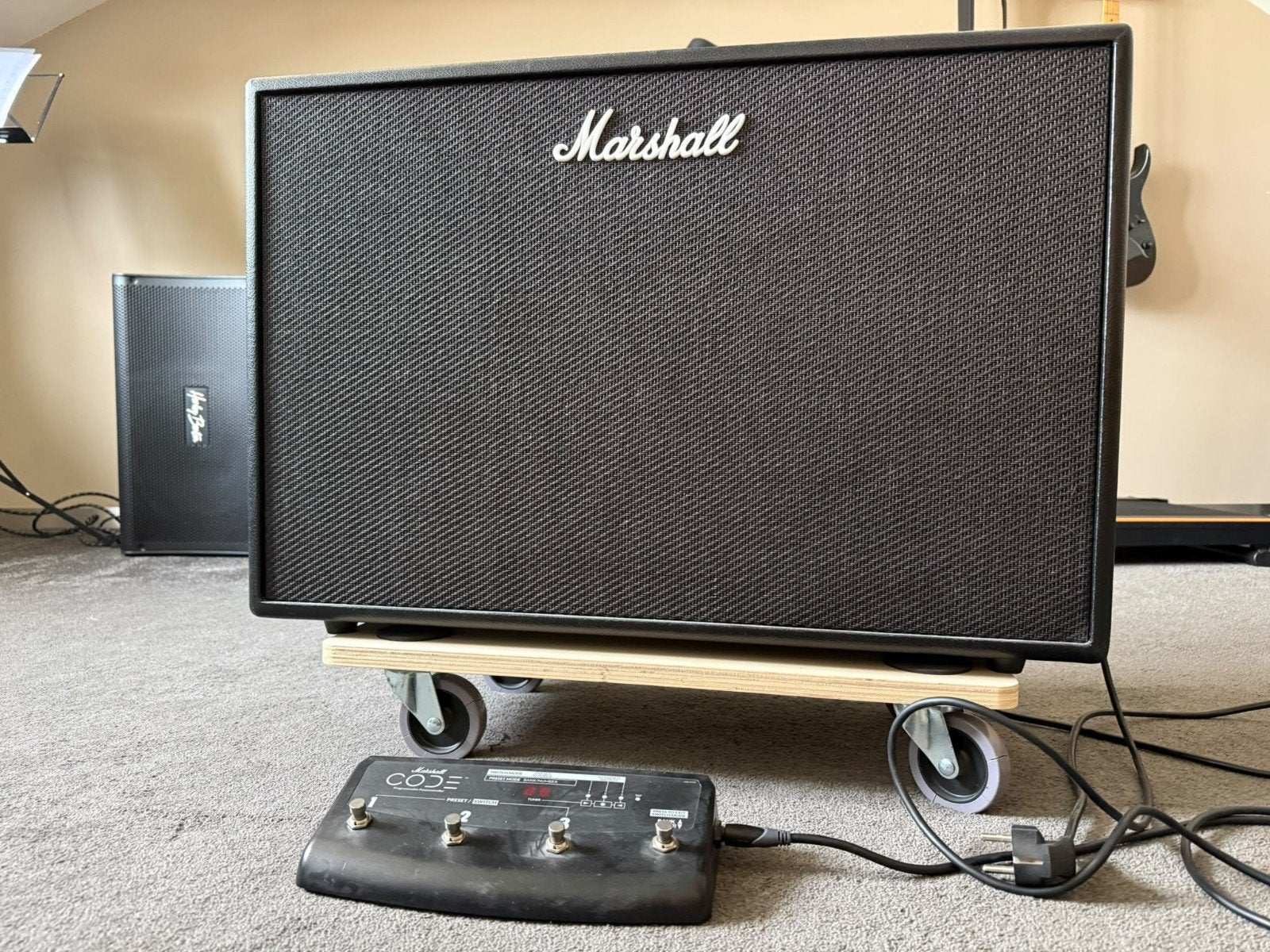 Marshall CODE 100 Combo Gitaarversterker met Footswitch, Ophalen, Zo goed als nieuw, Gitaar
