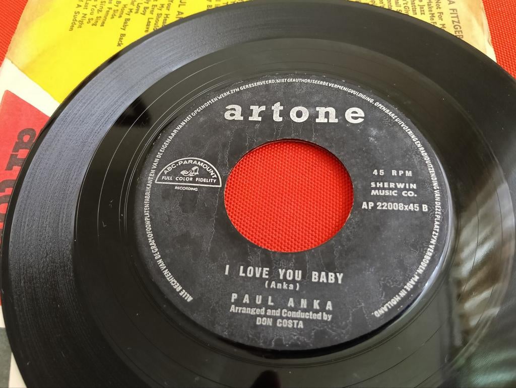 PAUL ANKA 1957 ARTONE LABEL ROCK & ROLL, Verzenden, Zo goed als nieuw, Pop, EP