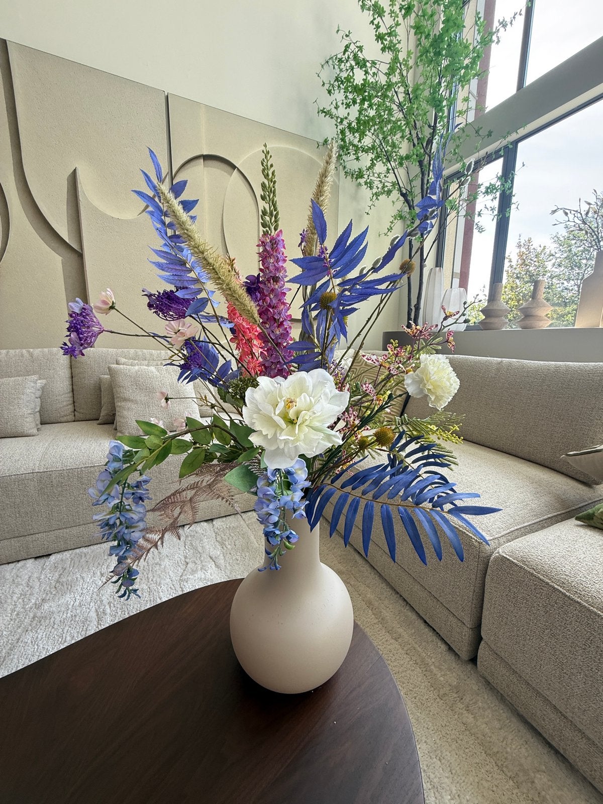 Zijden bloemen boeket, Ophalen of Verzenden, Nieuw